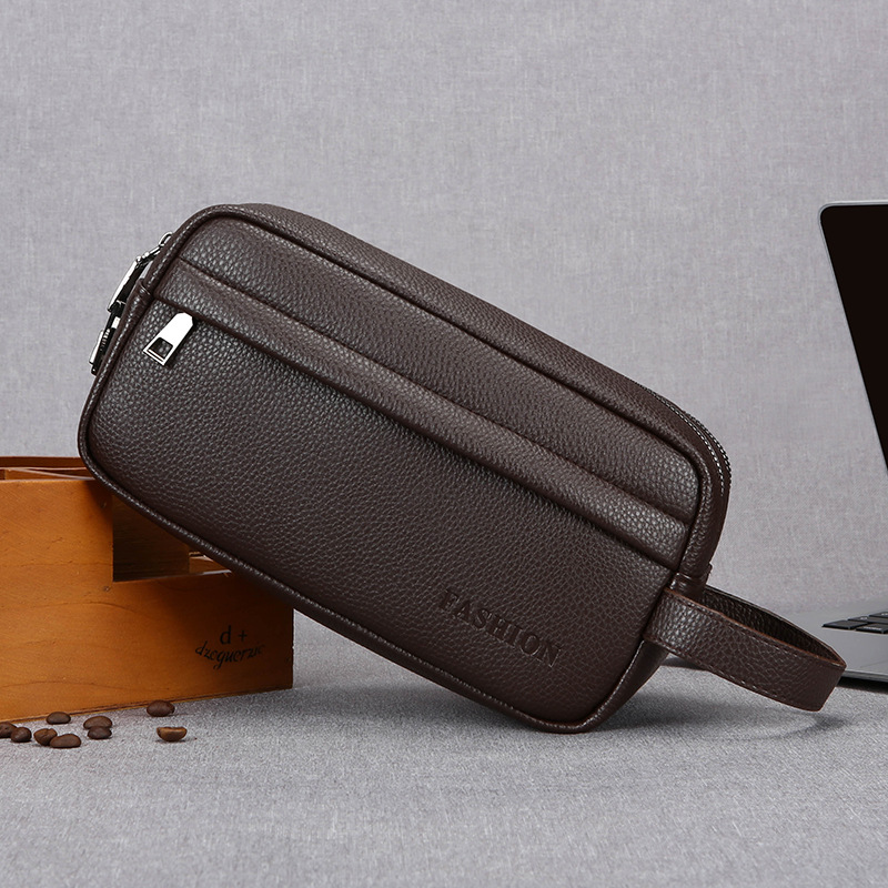 Men'S Accessories Travel Bag - Vintage Men Hand Clutch Bag Large
