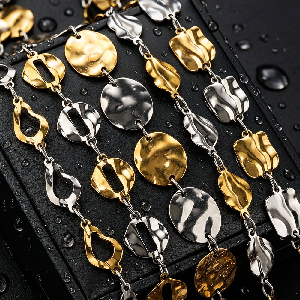 1M Stainless Steel Two-Tone Ch - đánh giá và giá Men Accessories Chain And Bracelet