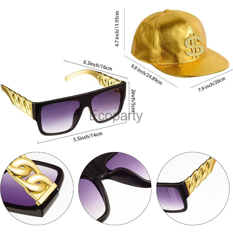80s 90s Hip Hop Costume Access - đánh giá và giá Men Accessories Chain And Bracelet