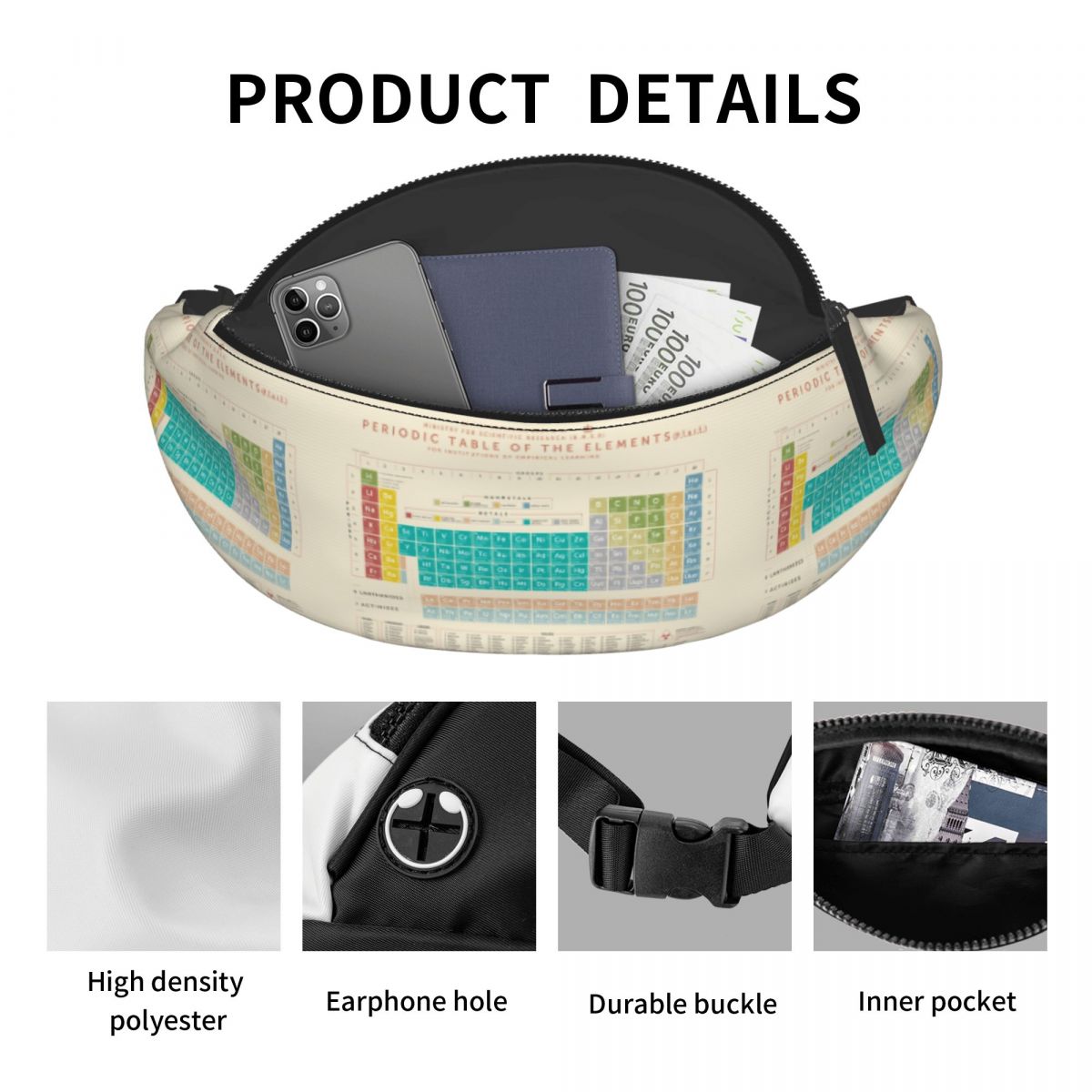 Cool Elements Periodic Table F - đánh giá và giá Men'S Accessories Travel Bag
