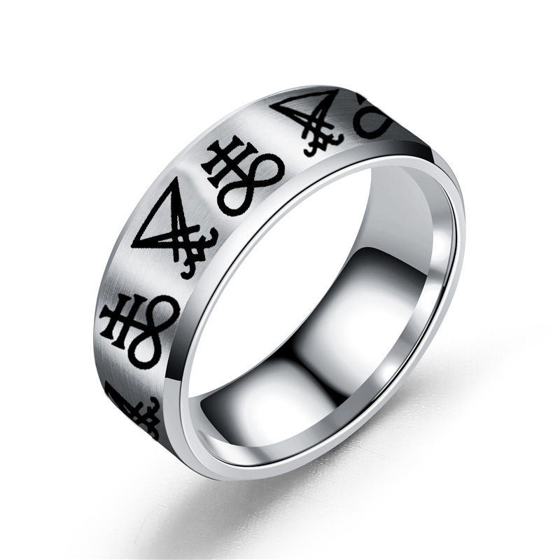 Vintage Gothic Lucifer Seal of - đánh giá và giá Signet Ring Men