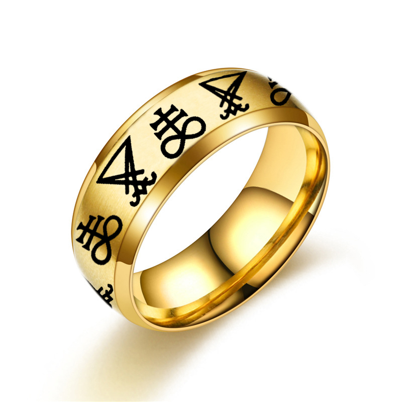 Vintage Gothic Lucifer Seal of - đánh giá và giá Signet Ring Men