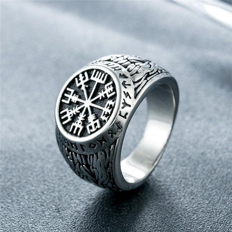 Vintage Viking Rune Signet Sca - đánh giá và giá Signet Ring Men