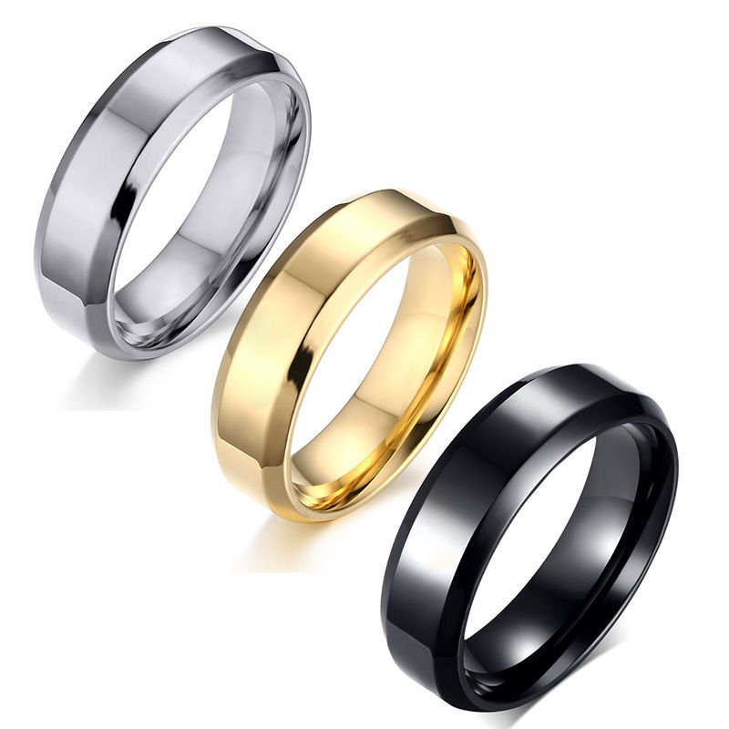 Vnox Gold Color Rings for Men  - đánh giá và giá Signet Ring Men