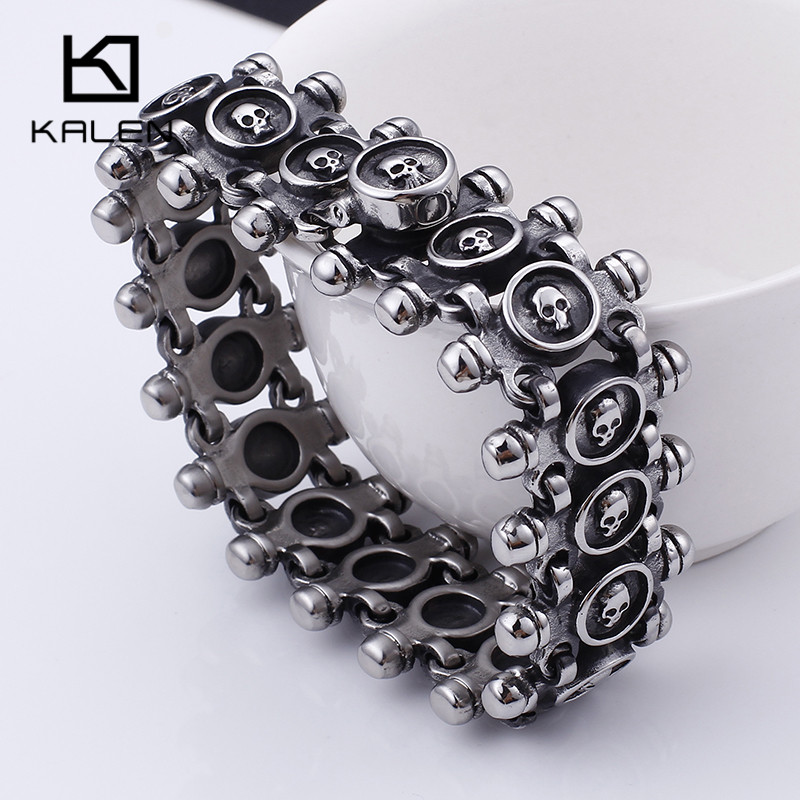 KALEN Punk Vintage Skull Brace - đánh giá và giá Men Accessories Bd