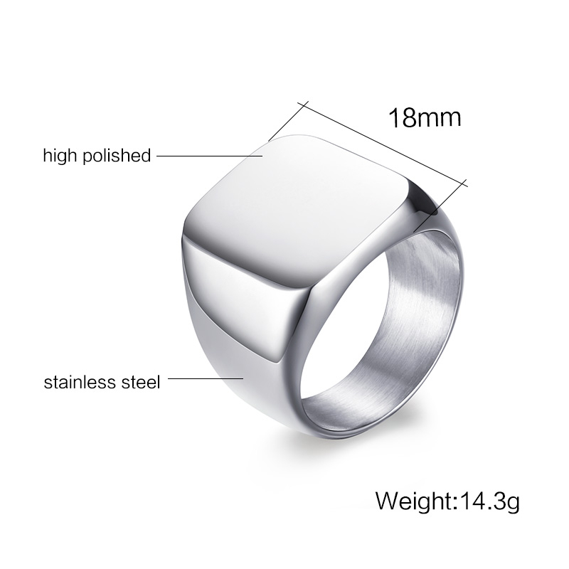 Vnox Đá Punk Sóc Cây Signet Nh - đánh giá và giá Signet Ring Men