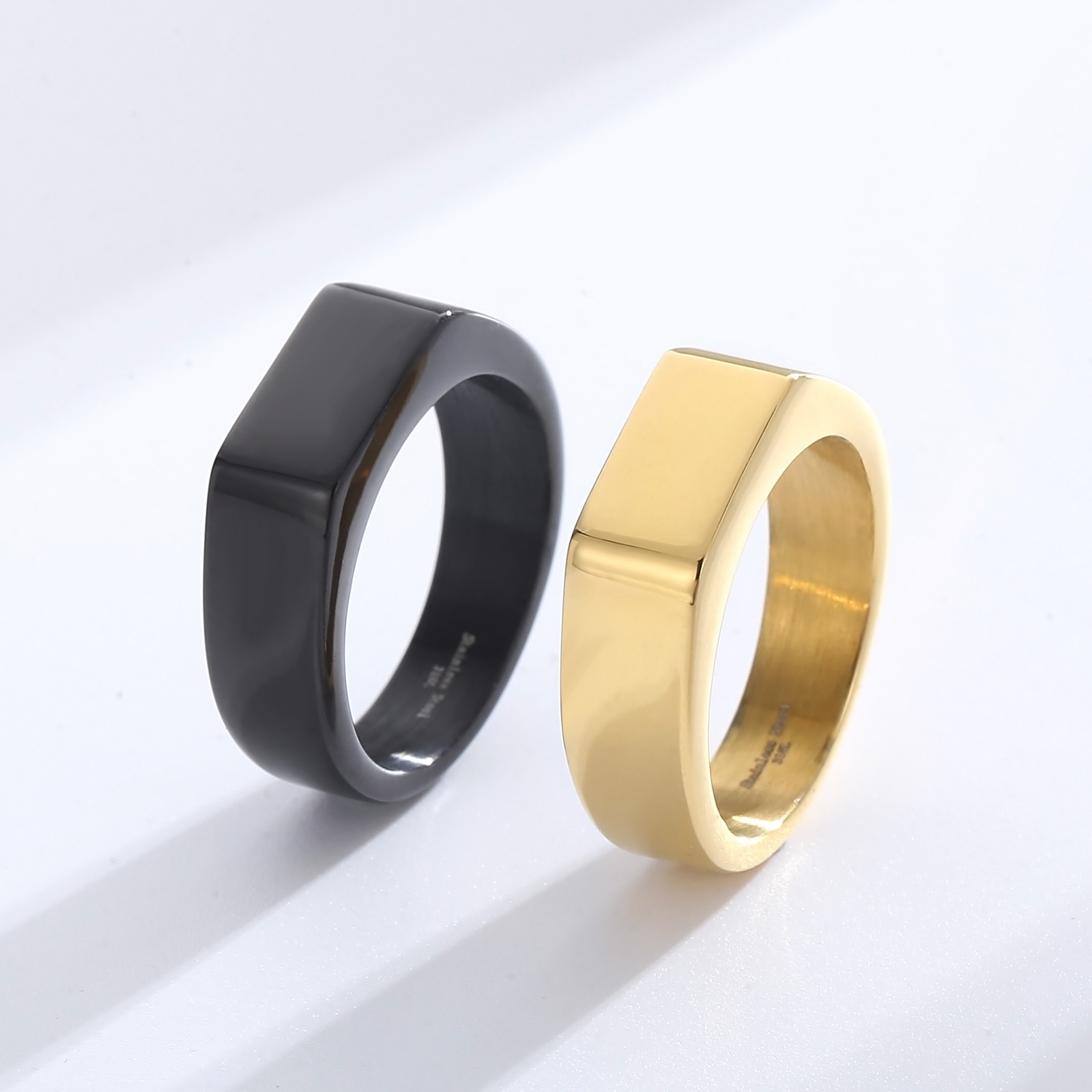 Signet Vòng Thép Không Gỉ Vòng - đánh giá và giá Signet Ring Men