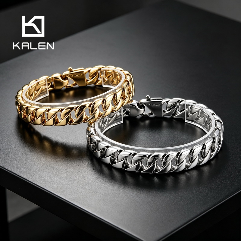 Kalen 12mm Trendy Shiny 316L S - đánh giá và giá Men Accessories Bd