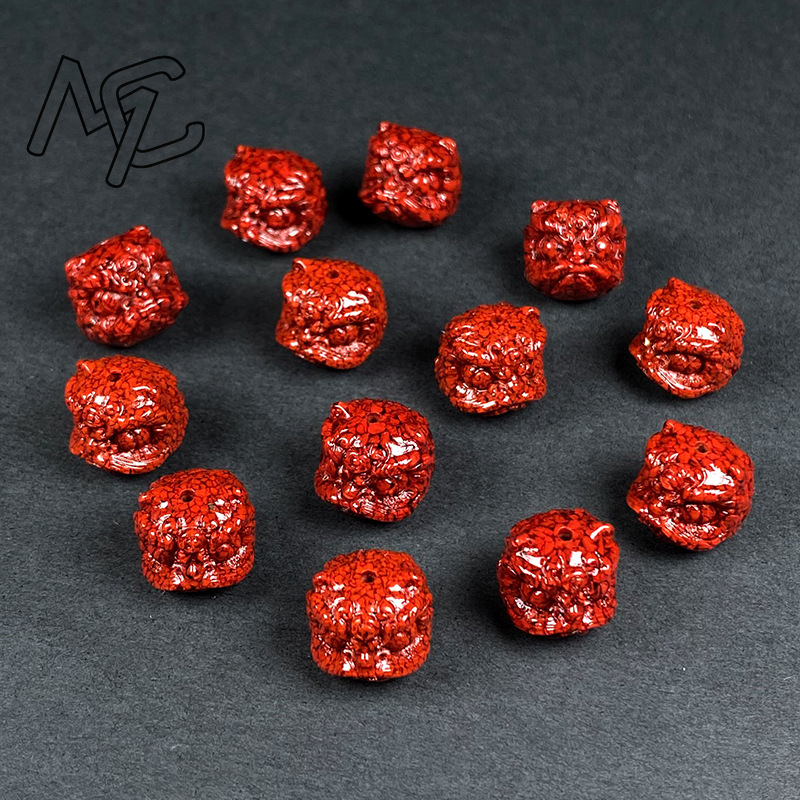 10pc Natural Cinnabar Crystal  - đánh giá và giá Bead Bracelet Men