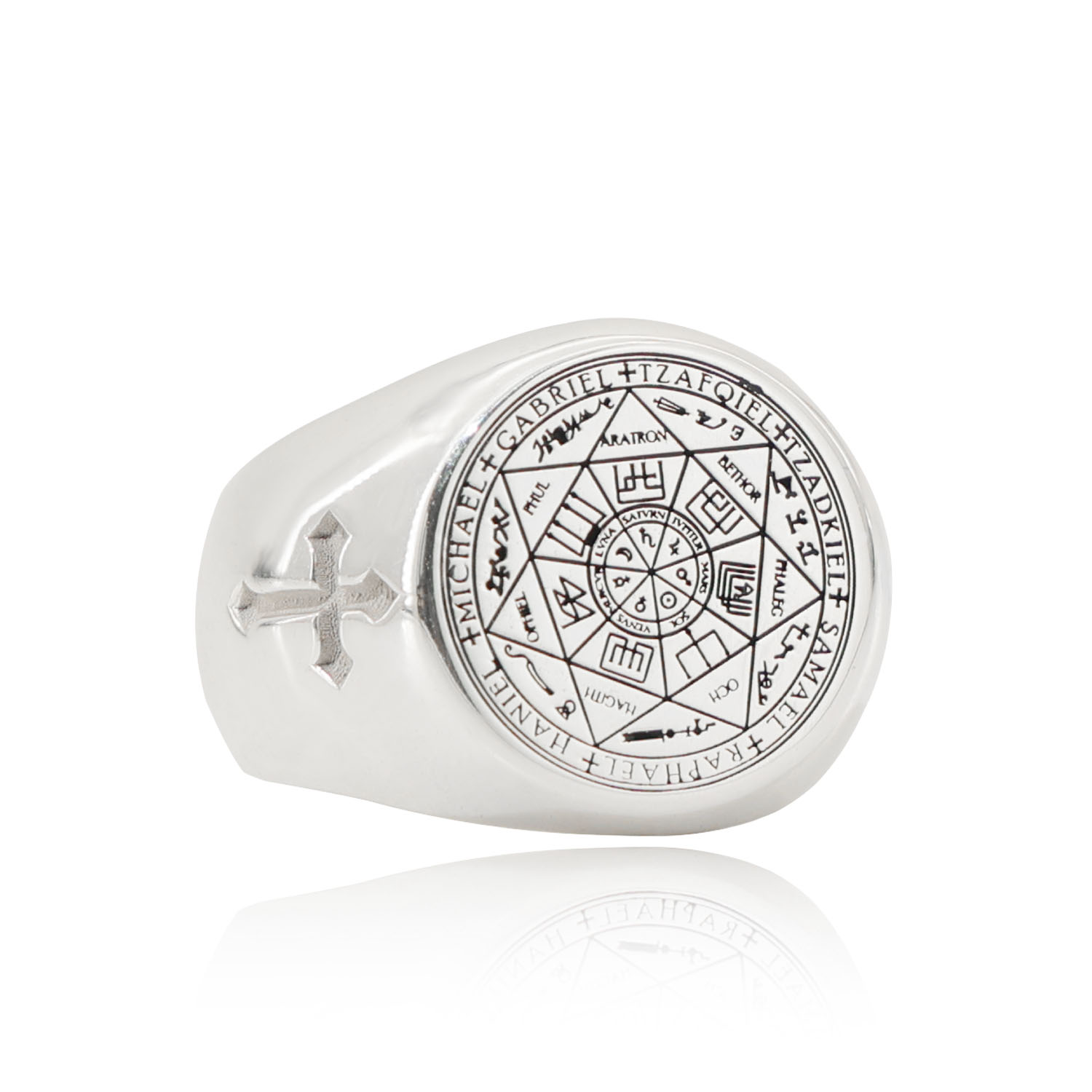 20mm Solid Signet Ring 925 Sil - đánh giá và giá Signet Ring Men