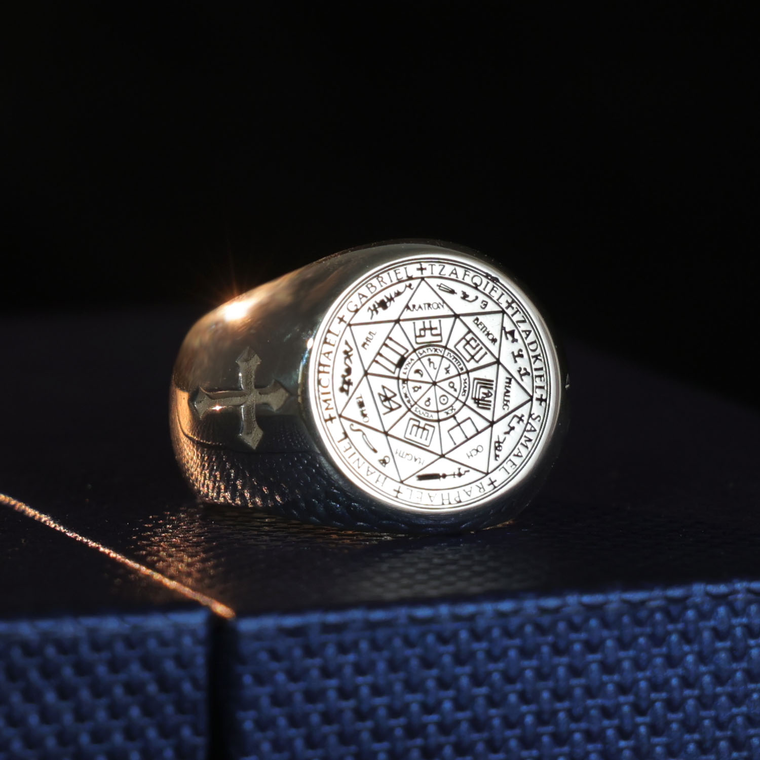 20mm Solid Signet Ring 925 Sil - đánh giá và giá Signet Ring Men