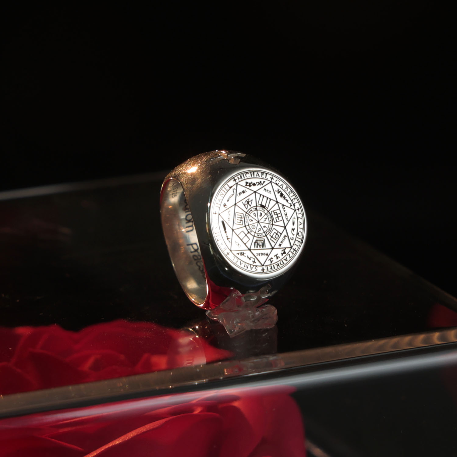 20mm Solid Signet Ring 925 Sil - đánh giá và giá Signet Ring Men