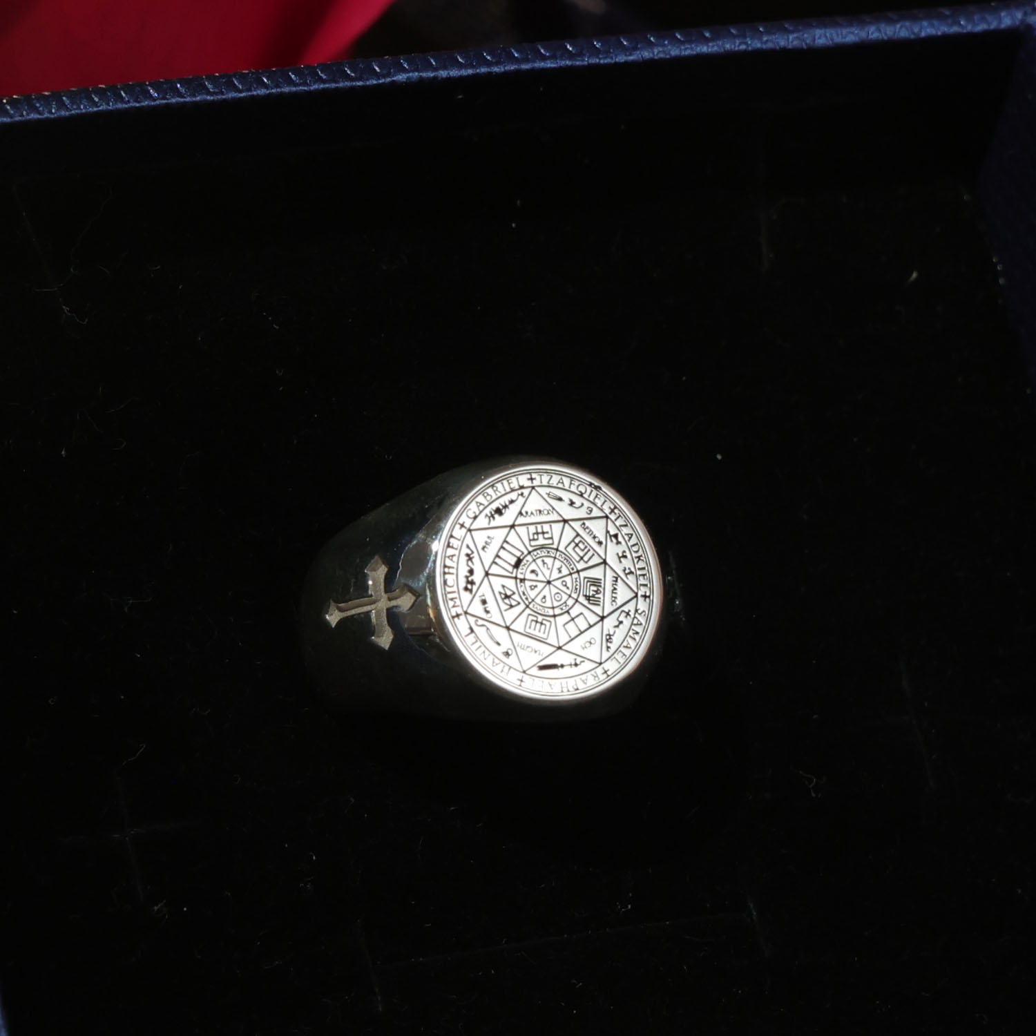 20mm Solid Signet Ring 925 Sil - đánh giá và giá Signet Ring Men