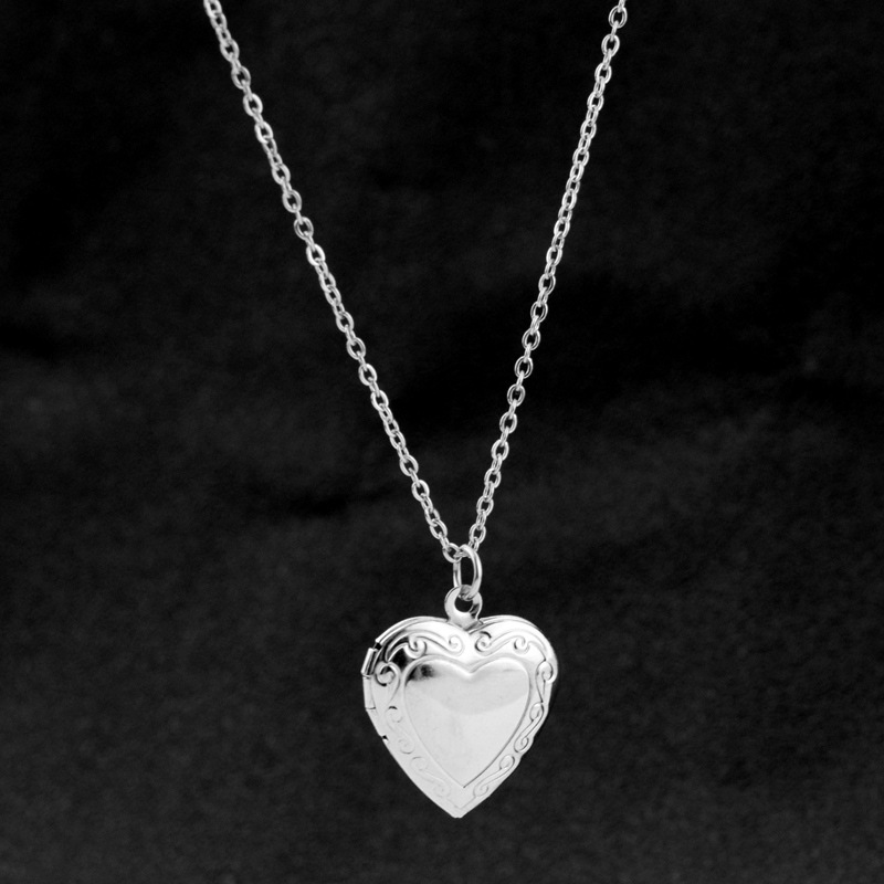 Love Heart Locket Pendant Neck - đánh giá và giá Men Accessories Locket