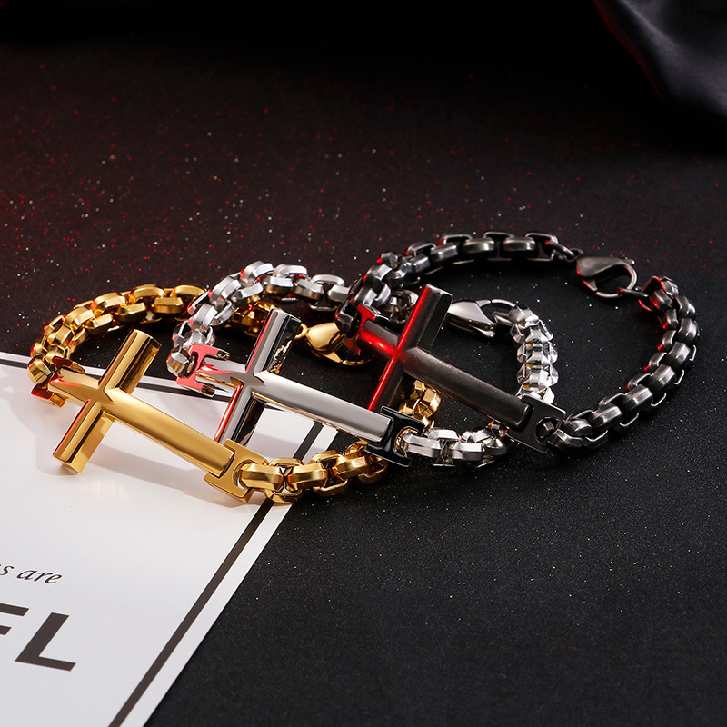 New Titanium Steel Mens Bracel - đánh giá và giá Men Accessories Chain And Bracelet