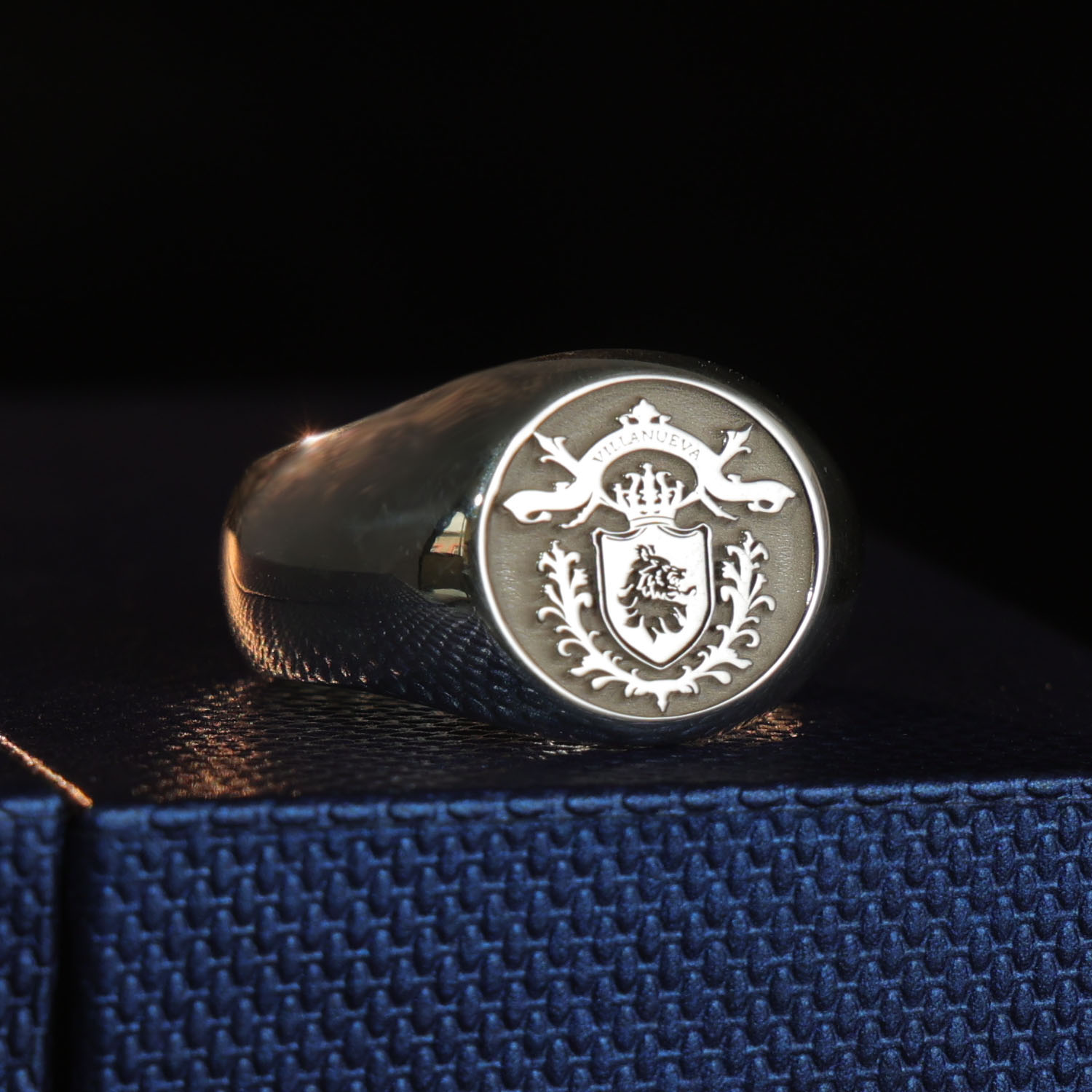 17mm Round 925 Solid Silver Me - đánh giá và giá Signet Ring Men