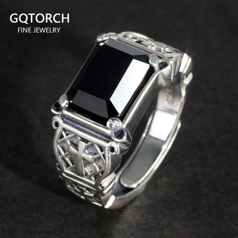 Vintage Punk Bạc 925 Trang Sức - đánh giá và giá Signet Ring Men