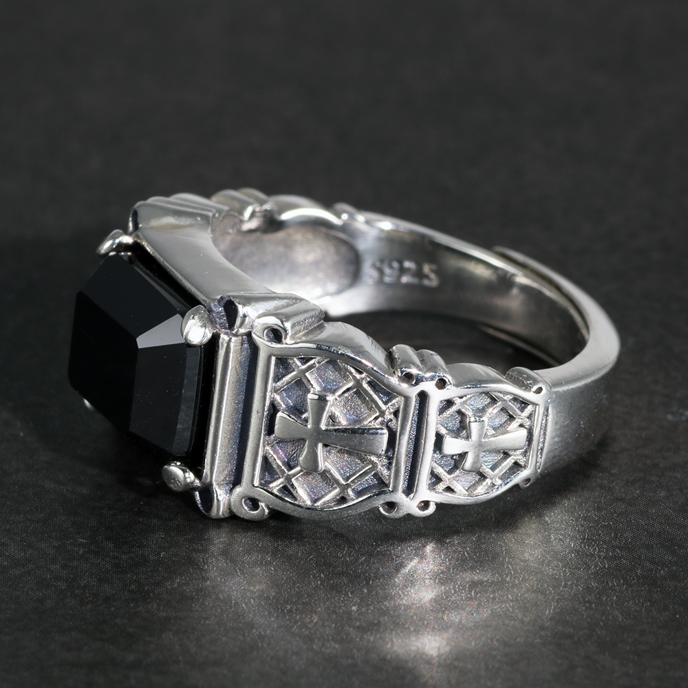 Vintage Punk Bạc 925 Trang Sức - đánh giá và giá Signet Ring Men